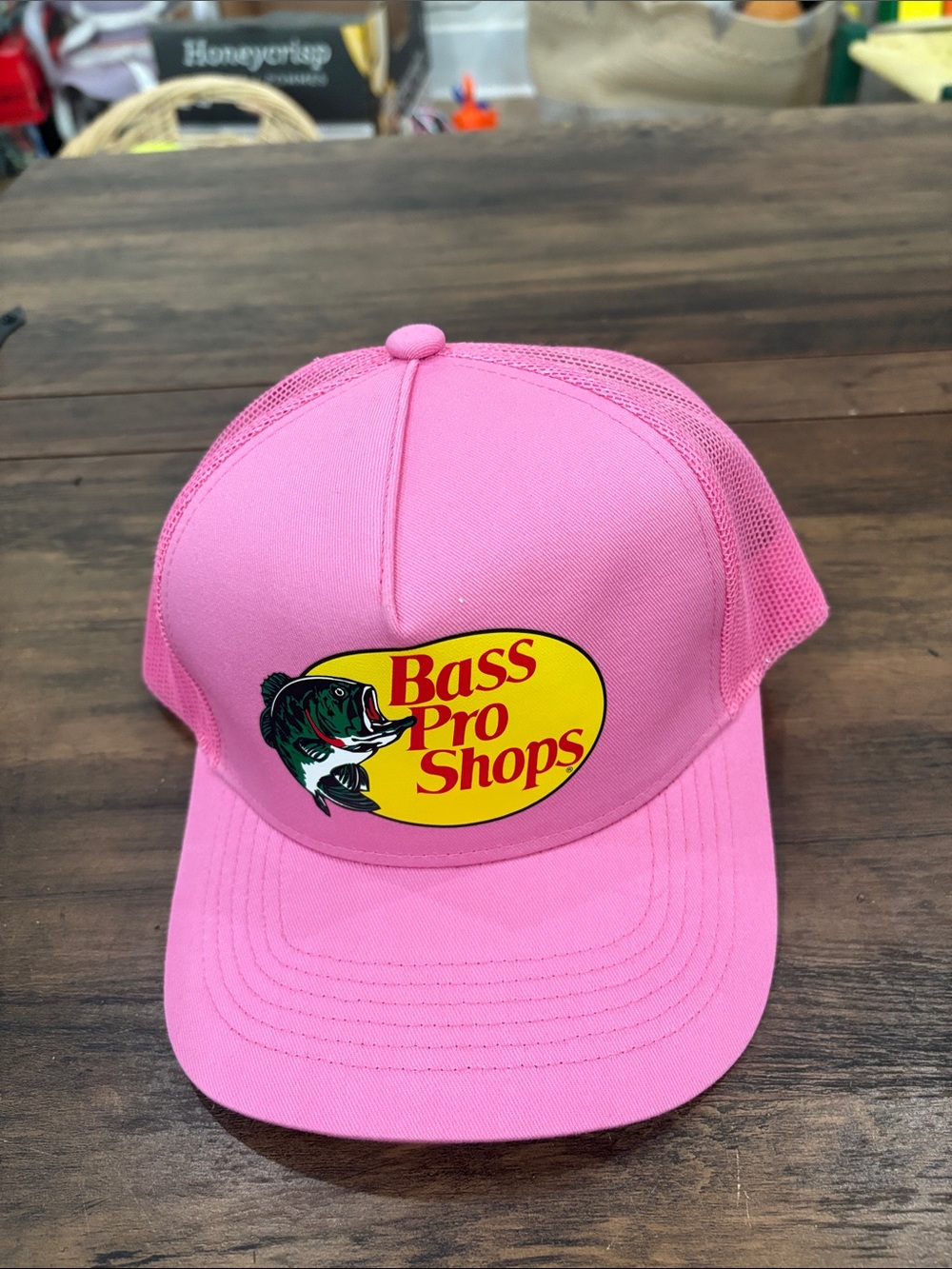 Bass Pro Shops pink hat NWOT